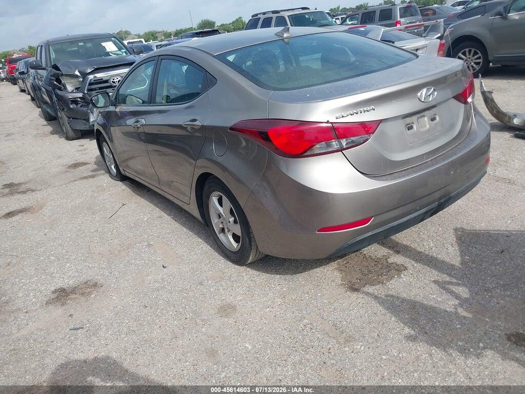 5NPDH4AE2EH536745 2014 HYUNDAI ELANTRA photo no. 3
