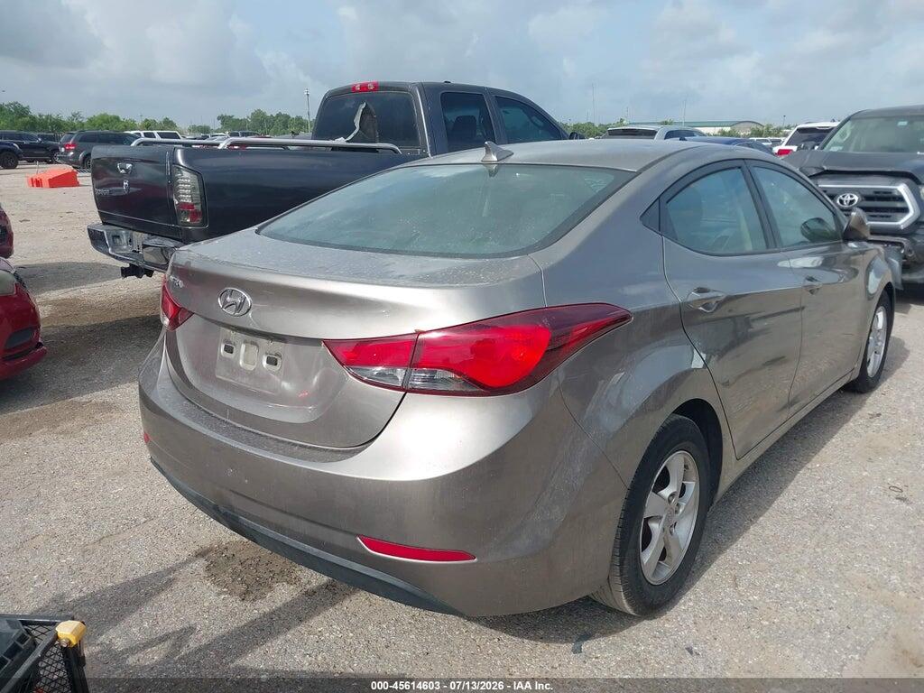 5NPDH4AE2EH536745 2014 HYUNDAI ELANTRA photo no. 4