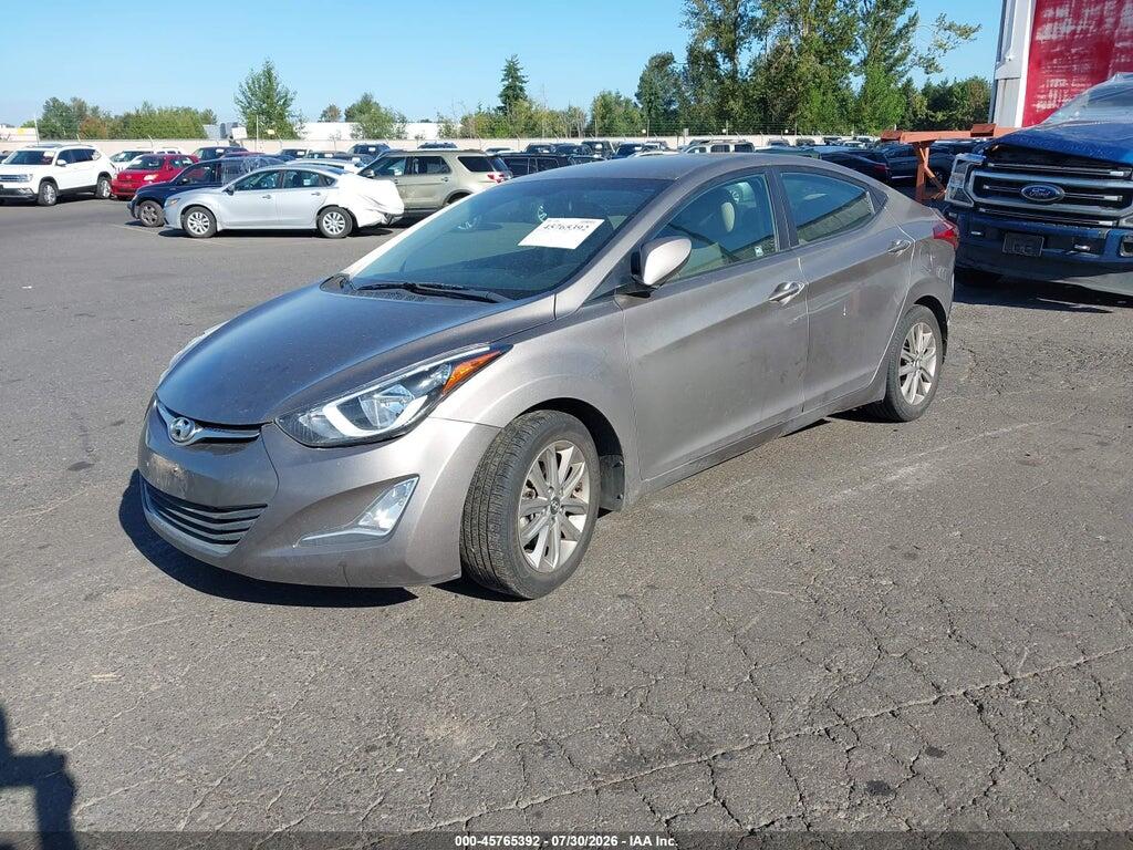 5NPDH4AE3EH459027 2014 HYUNDAI ELANTRA photo no. 2