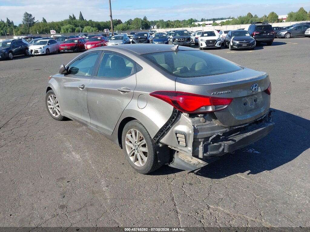 5NPDH4AE3EH459027 2014 HYUNDAI ELANTRA photo no. 3