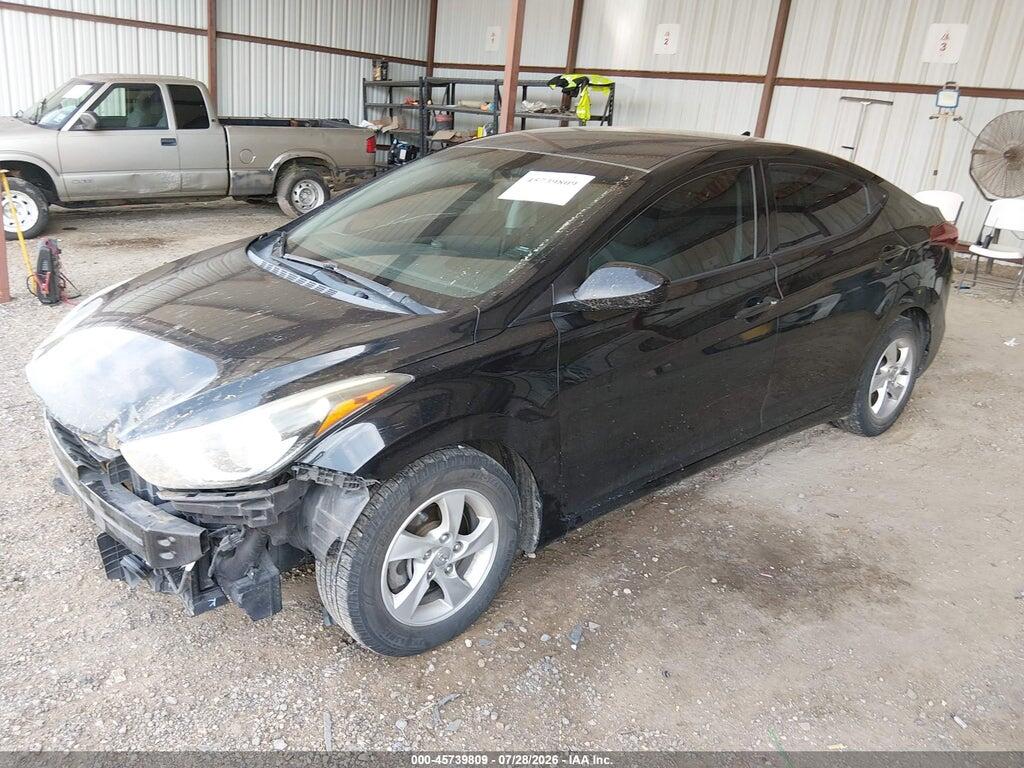 5NPDH4AE2EH505575 2014 HYUNDAI ELANTRA photo no. 2