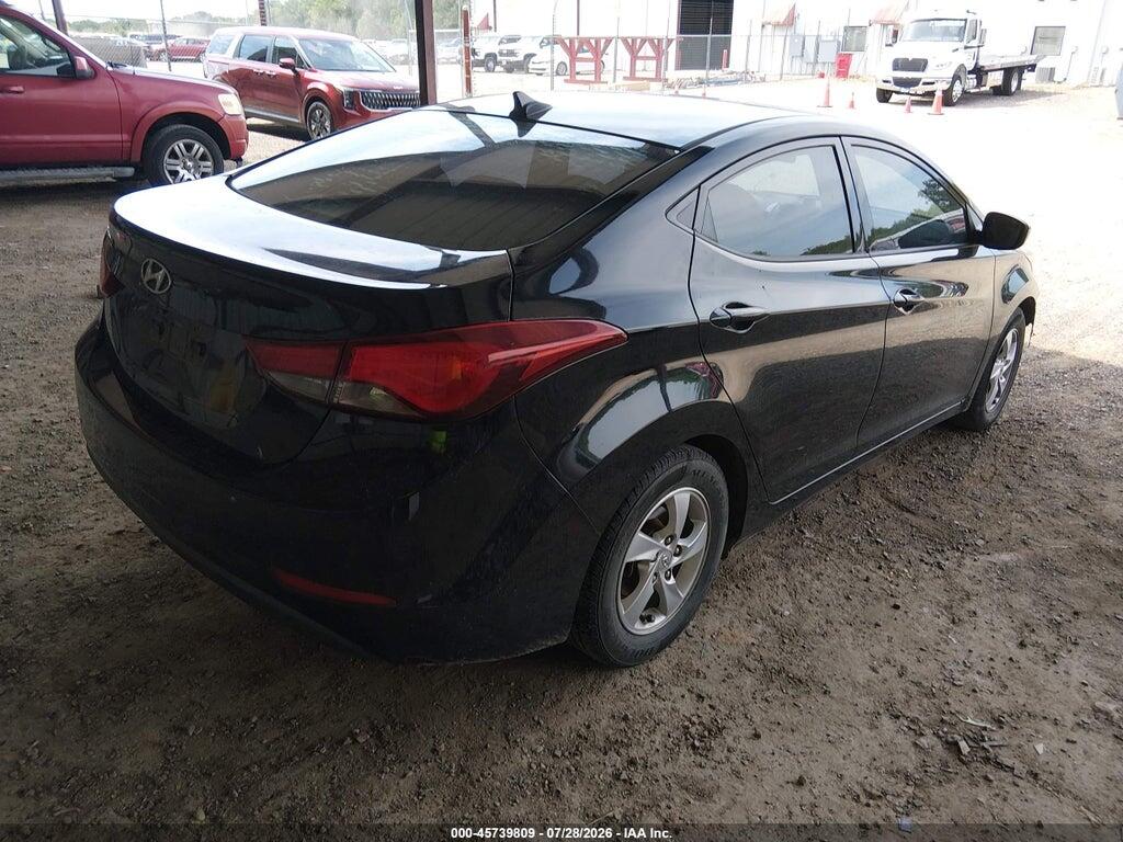 5NPDH4AE2EH505575 2014 HYUNDAI ELANTRA photo no. 4