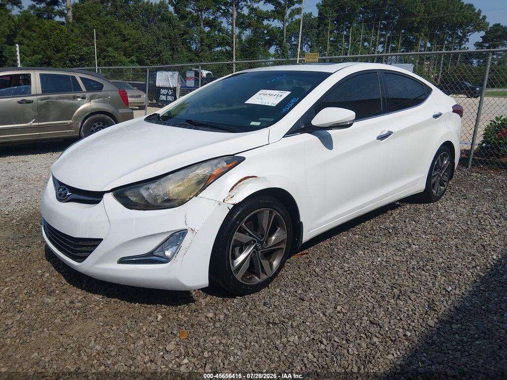 5NPDH4AE3EH510221 2014 HYUNDAI ELANTRA photo no. 2
