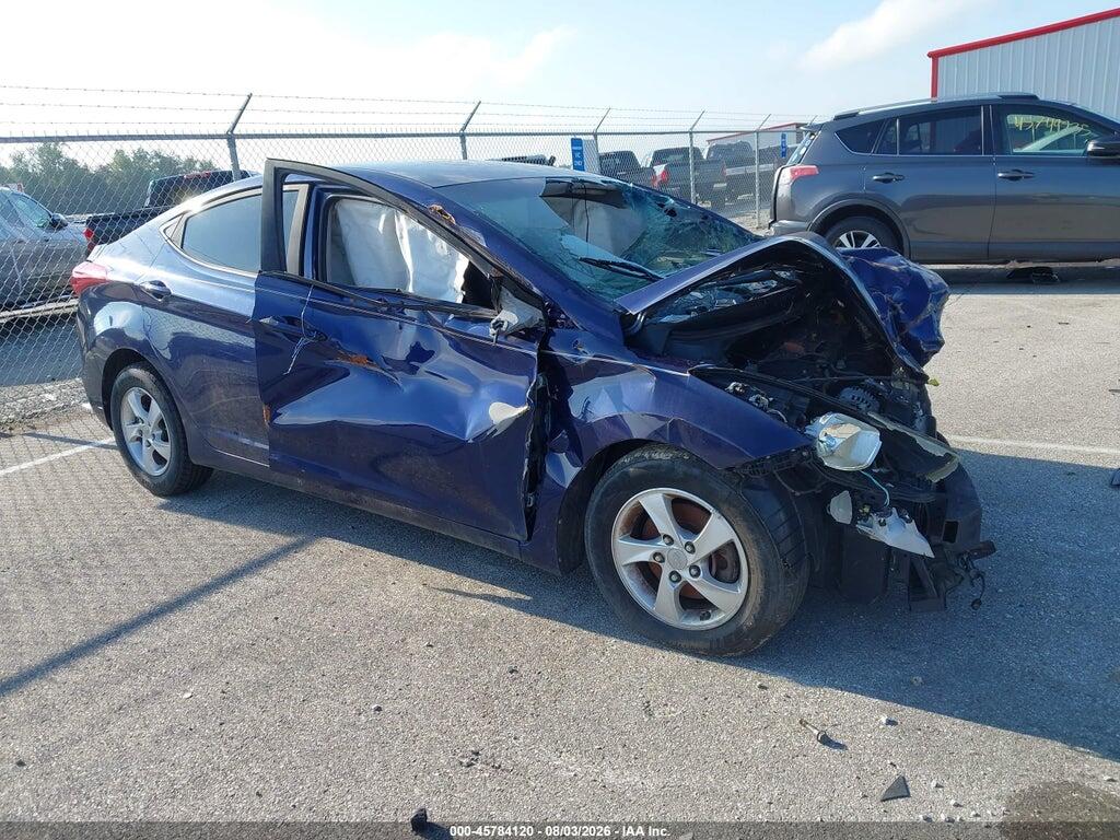 5NPDH4AE9EH456309 2014 HYUNDAI ELANTRA photo no. 1