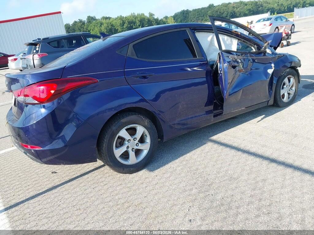 5NPDH4AE9EH456309 2014 HYUNDAI ELANTRA photo no. 4
