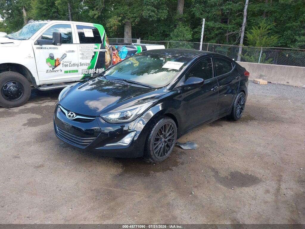 KMHDH4AEXEU107936 2014 HYUNDAI ELANTRA photo no. 2