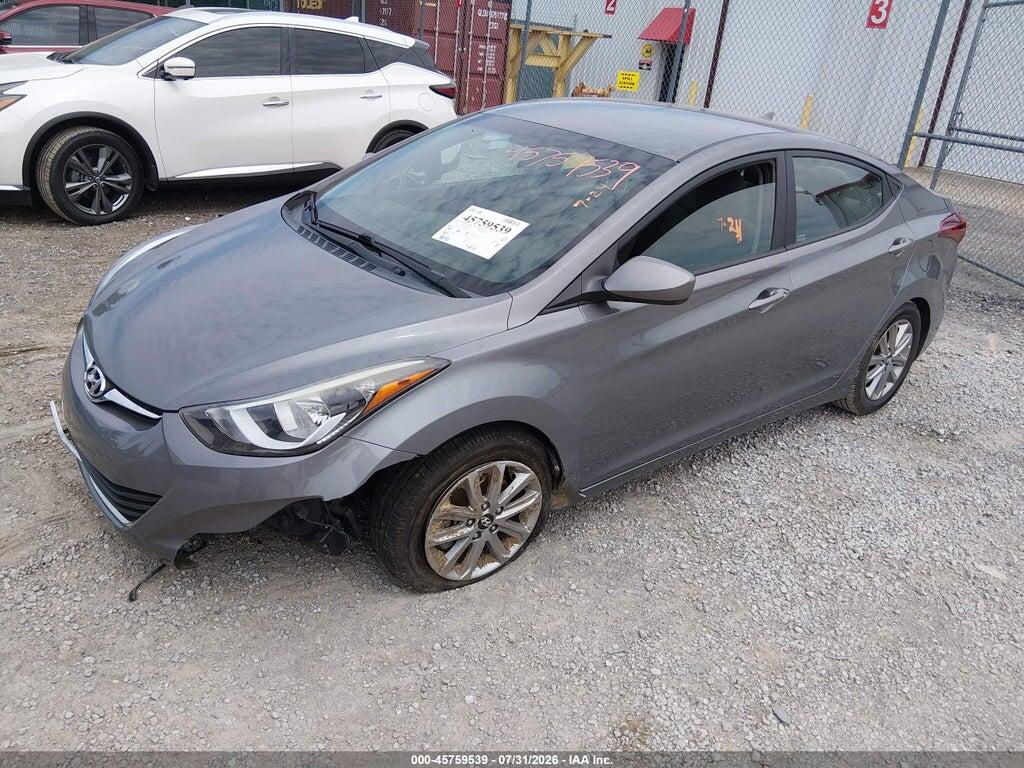 5NPDH4AE8EH503149 2014 HYUNDAI ELANTRA photo no. 2