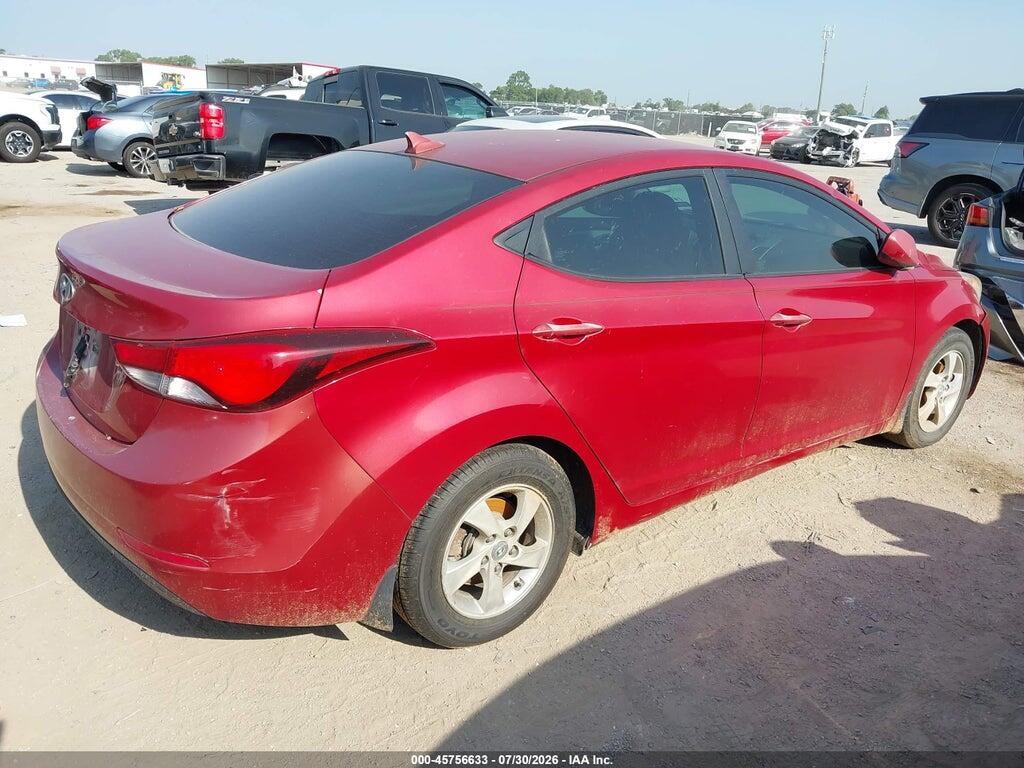 KMHDH4AE3EU035252 2014 HYUNDAI ELANTRA photo no. 4