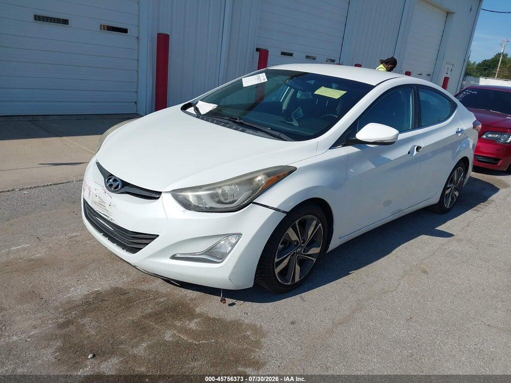 5NPDH4AE2EH456622 2014 HYUNDAI ELANTRA photo no. 2