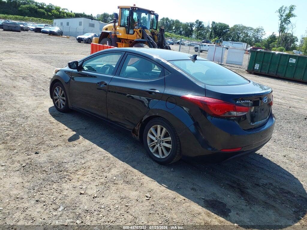 5NPDH4AE7EH535736 2014 HYUNDAI ELANTRA photo no. 3