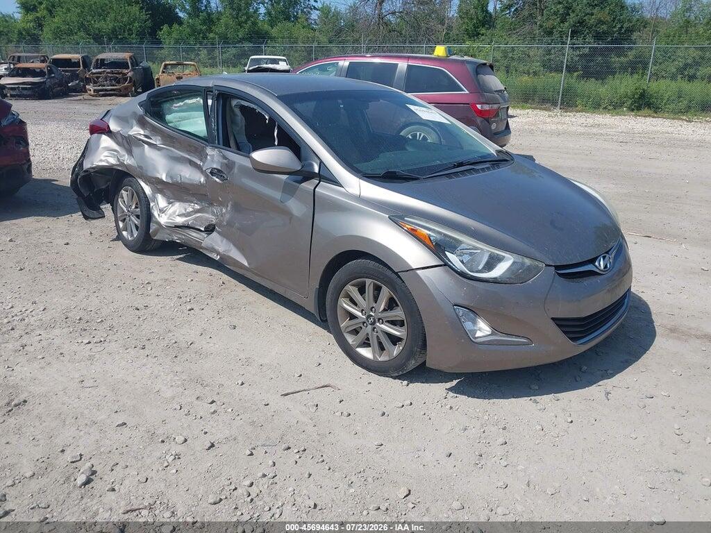 5NPDH4AE6EH516255 2014 HYUNDAI ELANTRA photo no. 1