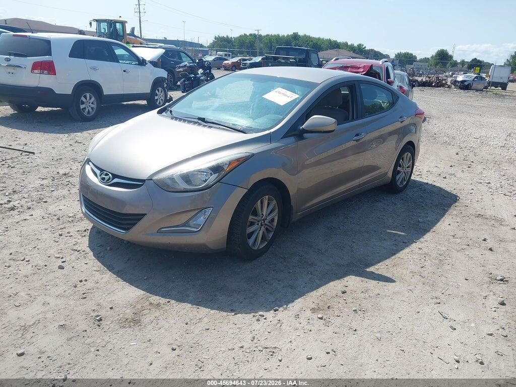 5NPDH4AE6EH516255 2014 HYUNDAI ELANTRA photo no. 2