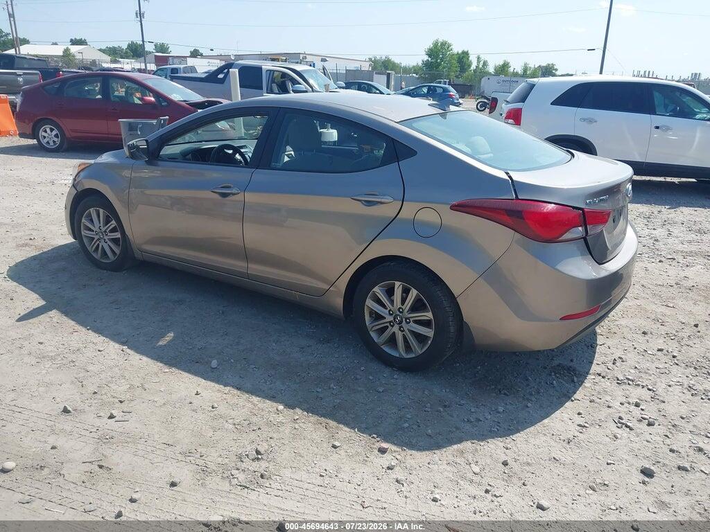 5NPDH4AE6EH516255 2014 HYUNDAI ELANTRA photo no. 3