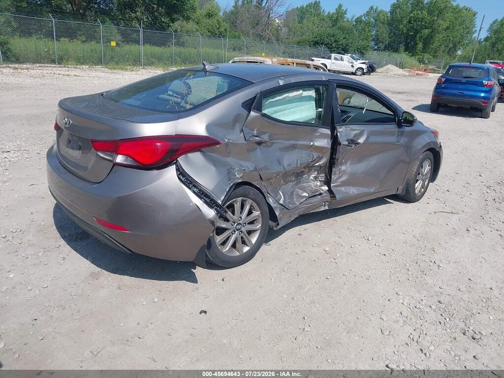5NPDH4AE6EH516255 2014 HYUNDAI ELANTRA photo no. 4