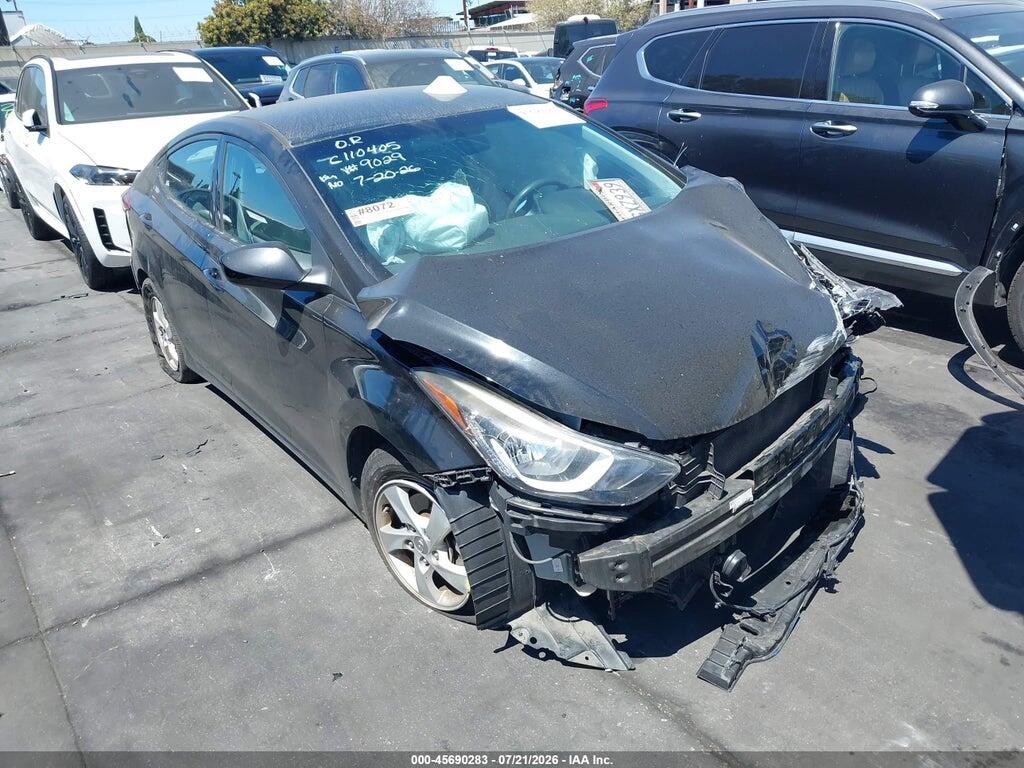 5NPDH4AE2EH539029 2014 HYUNDAI ELANTRA photo no. 1