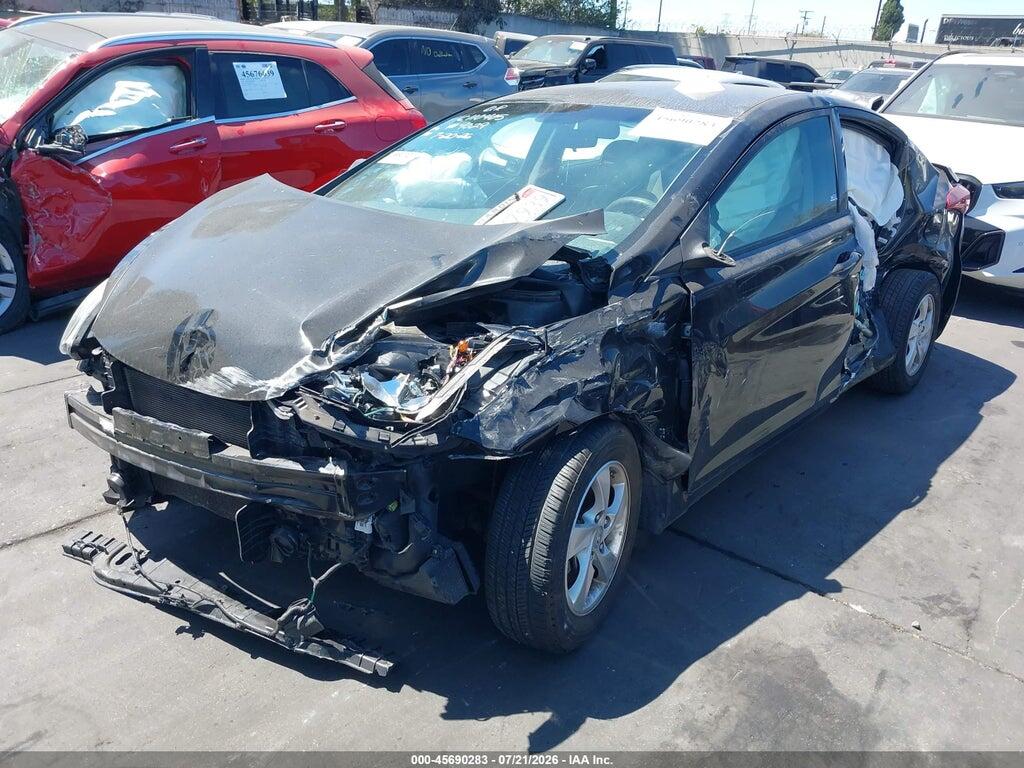 5NPDH4AE2EH539029 2014 HYUNDAI ELANTRA photo no. 2