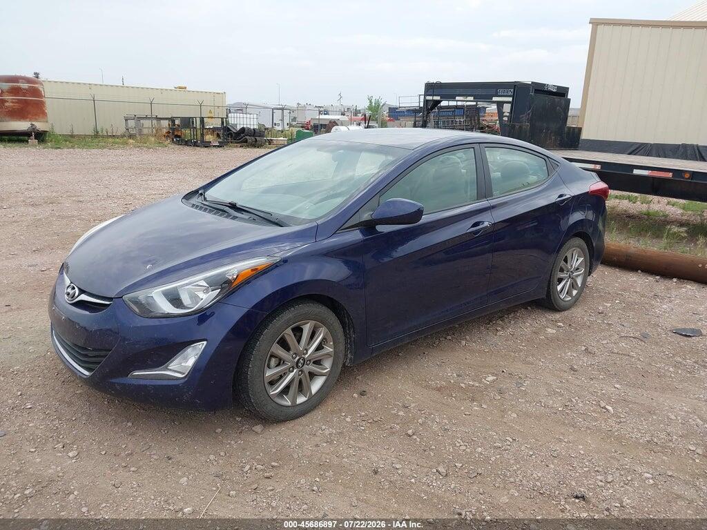 5NPDH4AE0EH488047 2014 HYUNDAI ELANTRA photo no. 2