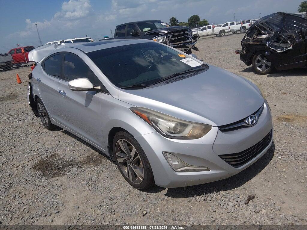 5NPDH4AEXEH477704 2014 HYUNDAI ELANTRA photo no. 1