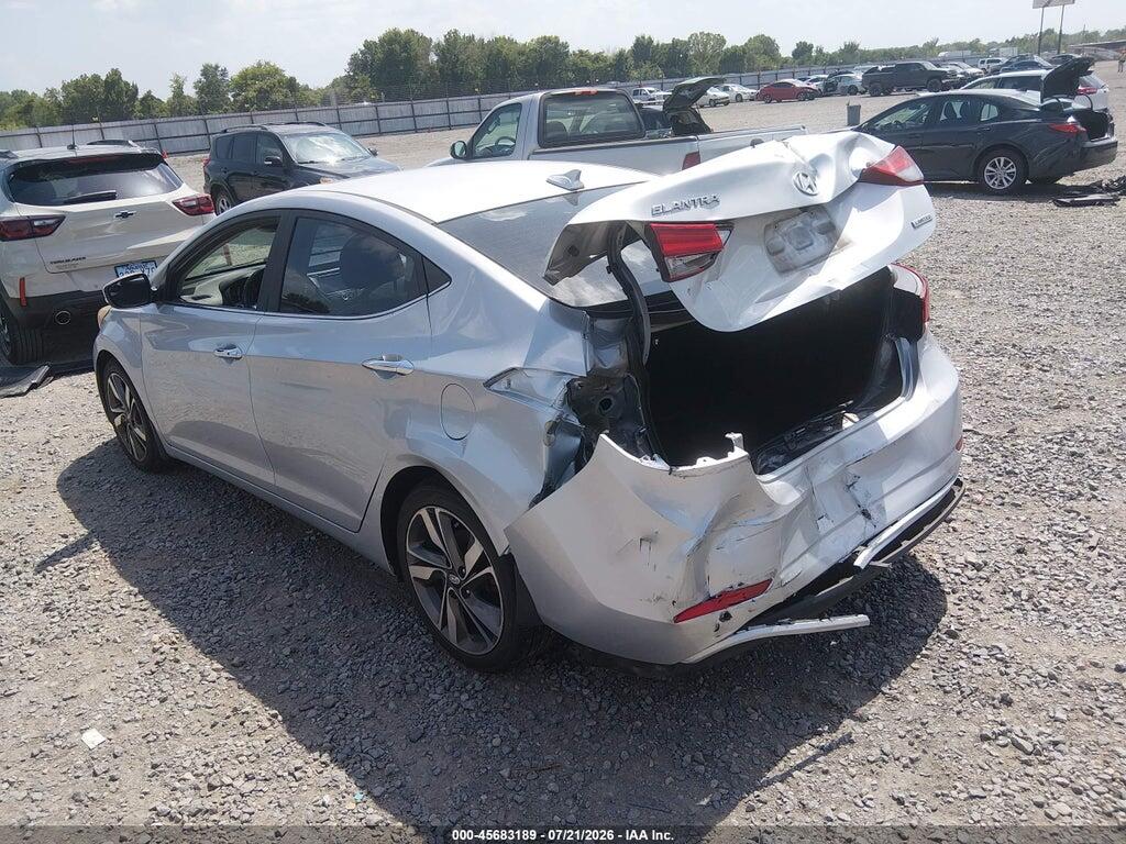 5NPDH4AEXEH477704 2014 HYUNDAI ELANTRA photo no. 3