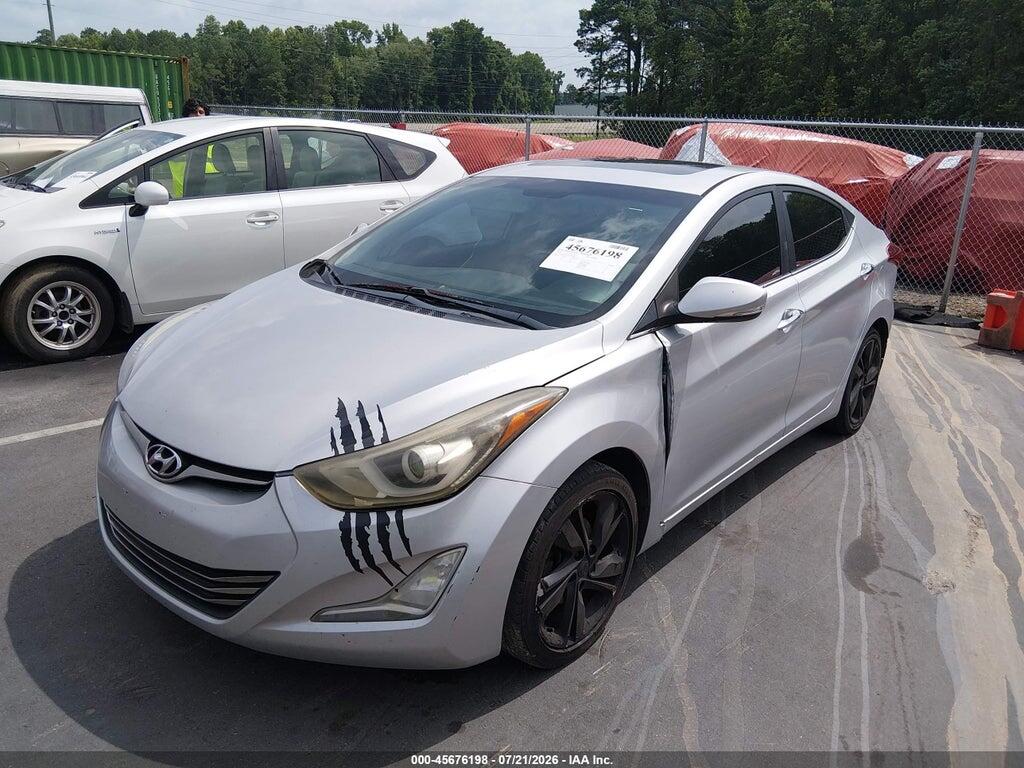 KMHDH4AE2EU140865 2014 HYUNDAI ELANTRA photo no. 2