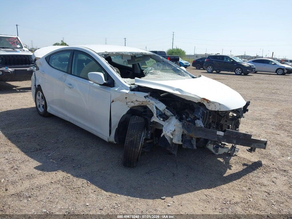 5NPDH4AE1EH491104 2014 HYUNDAI ELANTRA photo no. 1