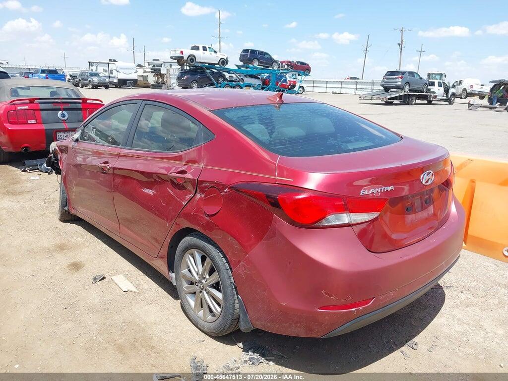 5NPDH4AE0EH519913 2014 HYUNDAI ELANTRA photo no. 3