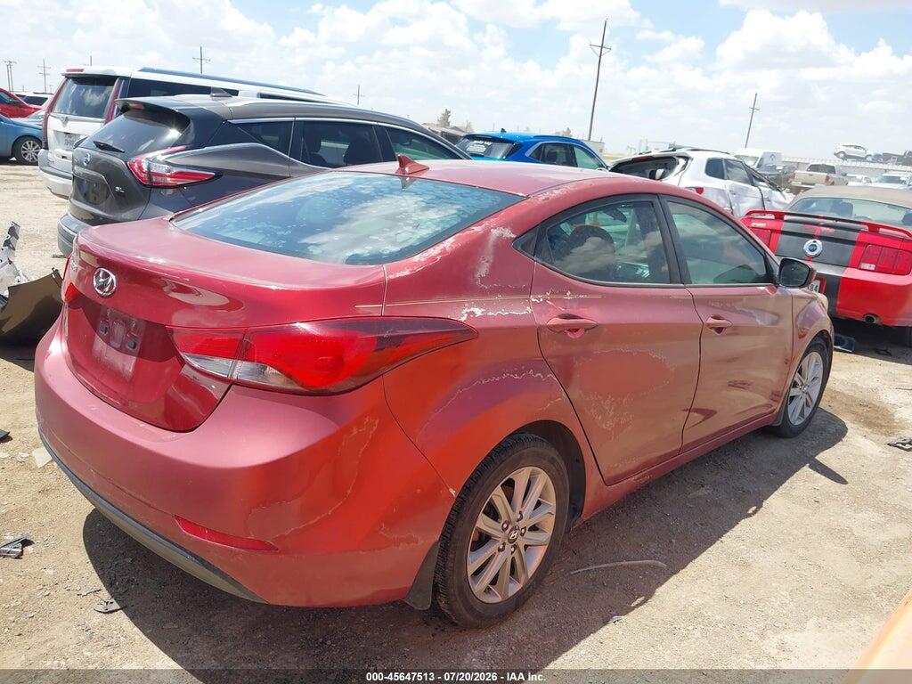 5NPDH4AE0EH519913 2014 HYUNDAI ELANTRA photo no. 4