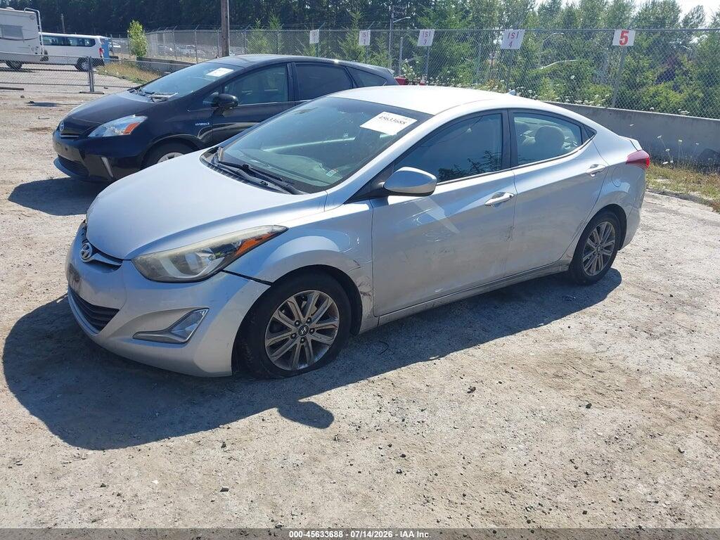 5NPDH4AE6EH466019 2014 HYUNDAI ELANTRA photo no. 2