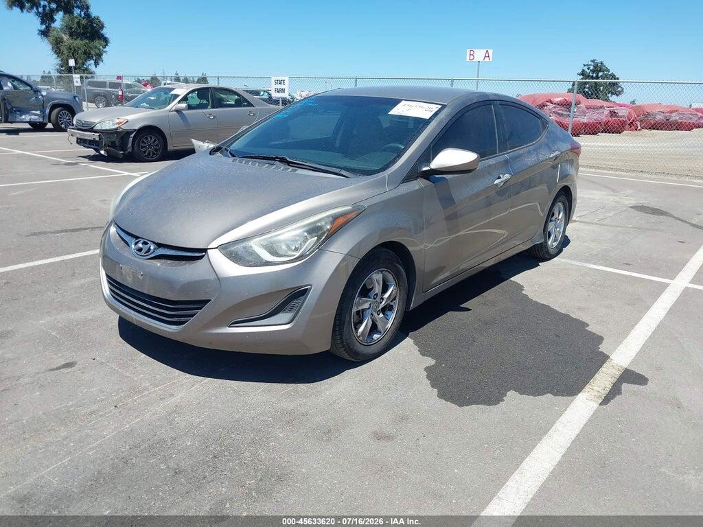 5NPDH4AE4EH502001 2014 HYUNDAI ELANTRA photo no. 2