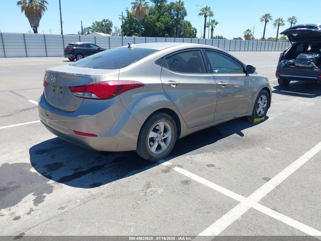 5NPDH4AE4EH502001 2014 HYUNDAI ELANTRA photo no. 4