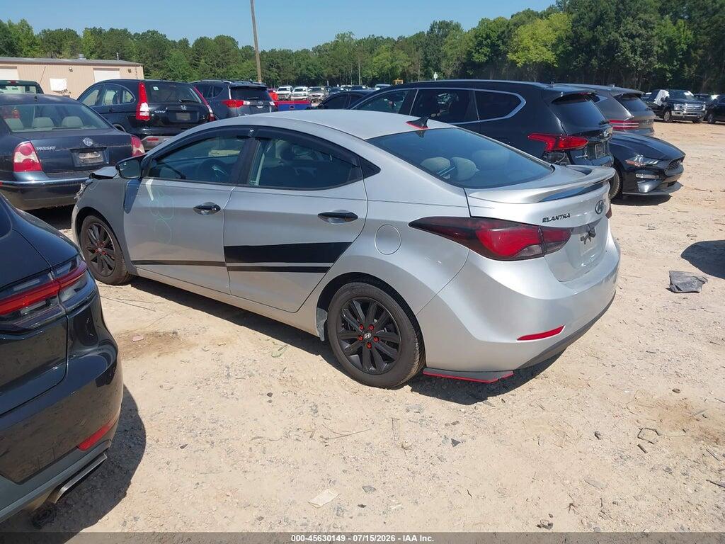 5NPDH4AE5EH516263 2014 HYUNDAI ELANTRA photo no. 3