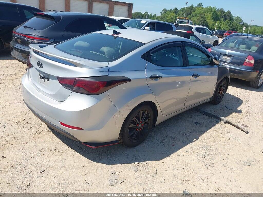 5NPDH4AE5EH516263 2014 HYUNDAI ELANTRA photo no. 4
