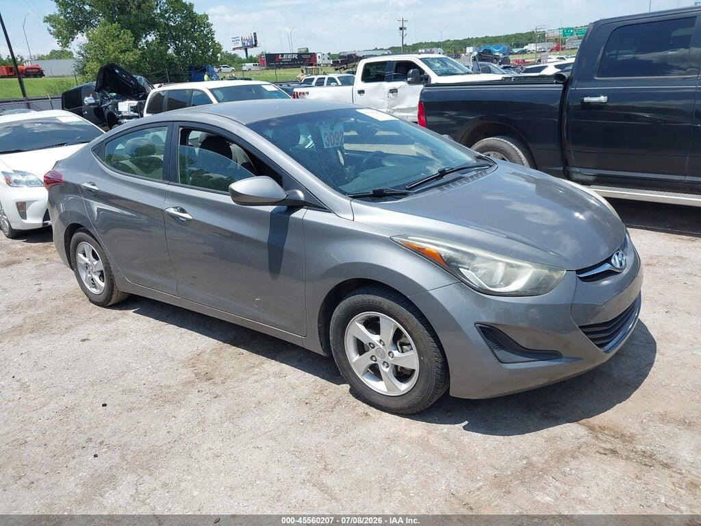 5NPDH4AE6EH516093 2014 HYUNDAI ELANTRA photo no. 1
