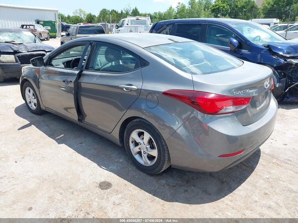 5NPDH4AE6EH516093 2014 HYUNDAI ELANTRA photo no. 3
