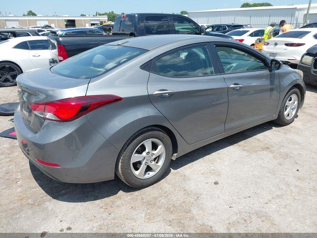 5NPDH4AE6EH516093 2014 HYUNDAI ELANTRA photo no. 4