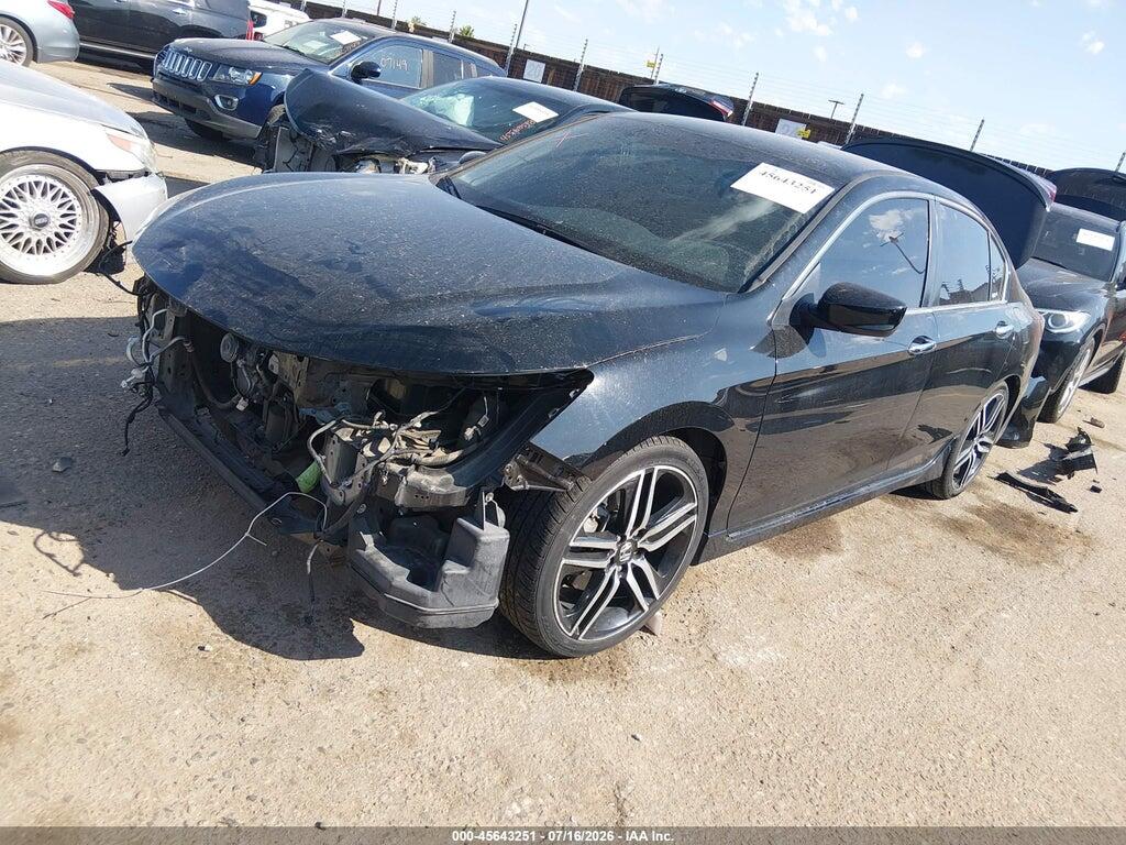 1HGCR2F56GA173349 2016 HONDA ACCORD photo no. 2