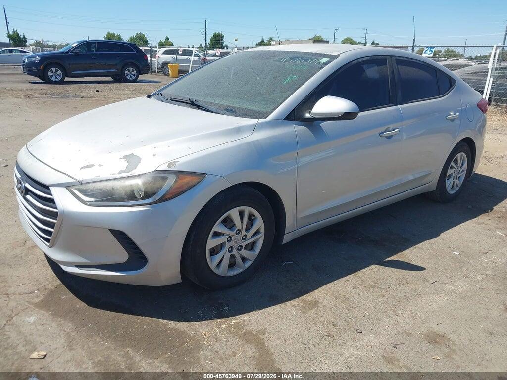 5NPD74LF2HH110261 2017 HYUNDAI ELANTRA photo no. 2