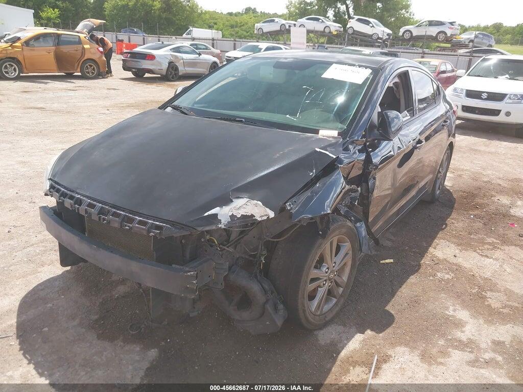 5NPD74LF2HH110390 2017 HYUNDAI ELANTRA photo no. 2