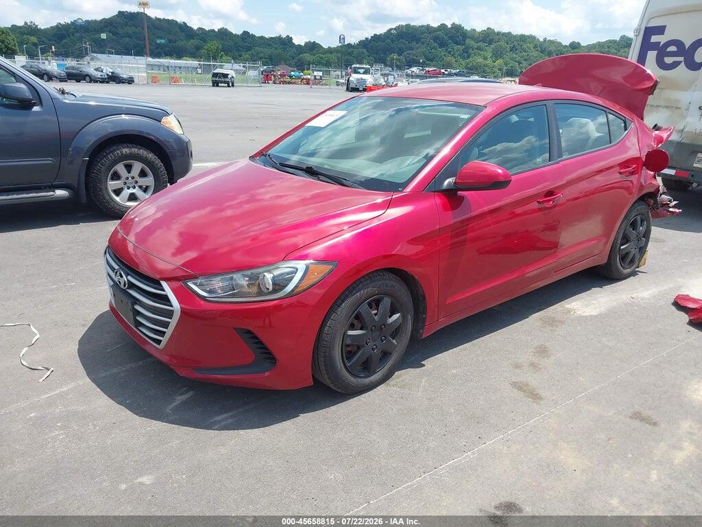 5NPD74LF0HH138494 2017 HYUNDAI ELANTRA photo no. 2