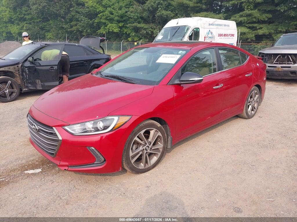 5NPD84LF2HH035333 2017 HYUNDAI ELANTRA photo no. 2