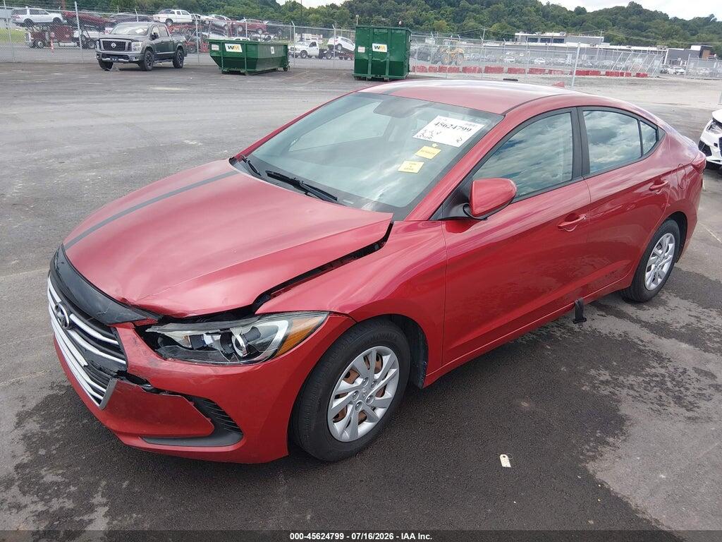 5NPD74LF3HH132897 2017 HYUNDAI ELANTRA photo no. 2