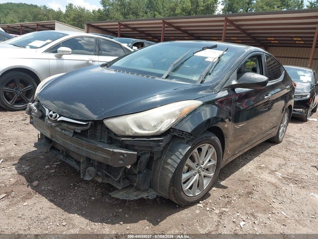 KMHDH4AEXEU090328 2014 HYUNDAI ELANTRA photo no. 2
