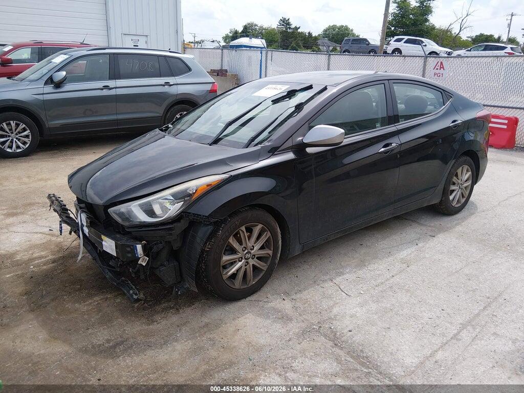 5NPDH4AE9EH542087 2014 HYUNDAI ELANTRA photo no. 2