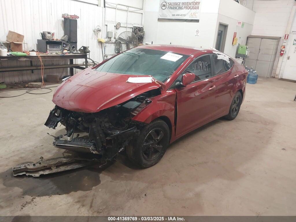 5NPDH4AE3EH535216 2014 HYUNDAI ELANTRA photo no. 2