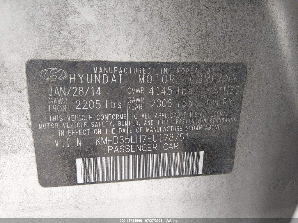 KMHD35LH7EU178751 2014 HYUNDAI ELANTRA GT photo no. 9
