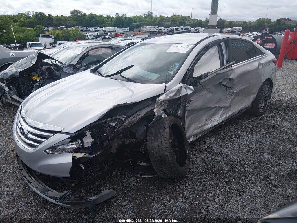 5NPEC4AC9EH839832 2014 HYUNDAI SONATA photo no. 2