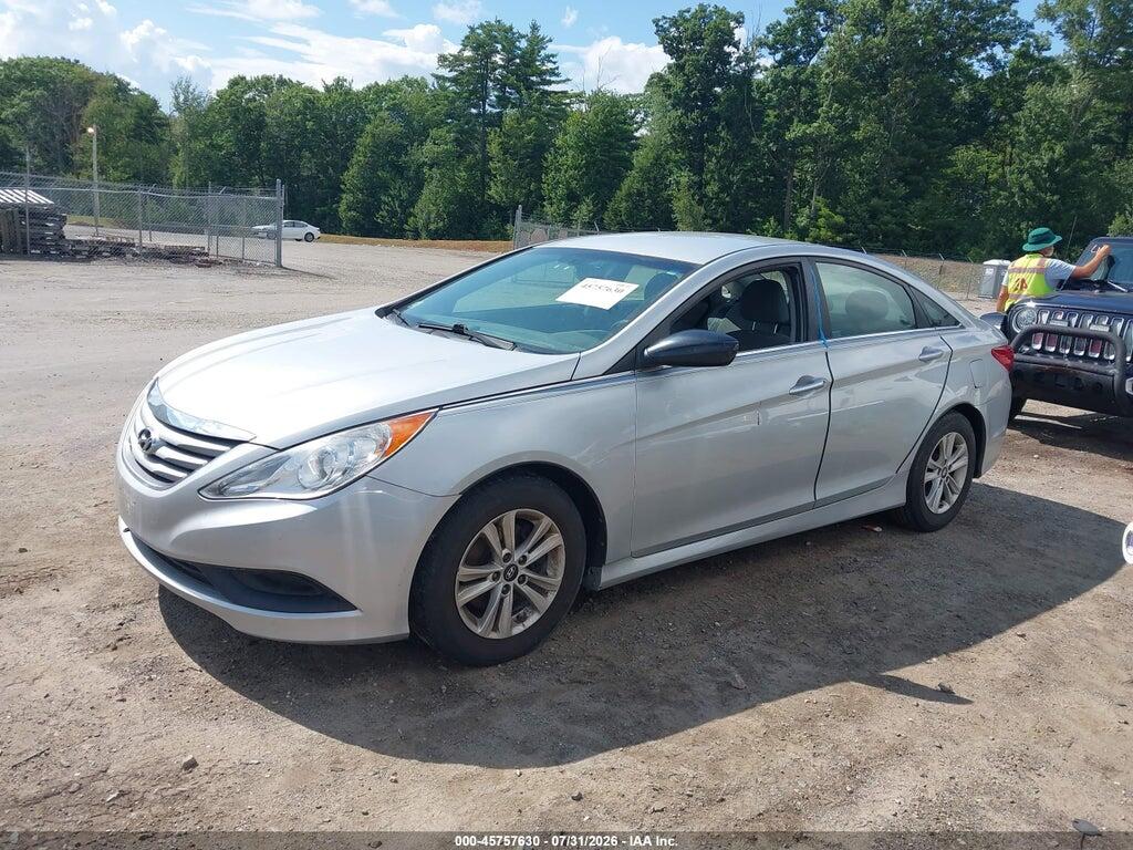 5NPEB4AC9EH842443 2014 HYUNDAI SONATA photo no. 2
