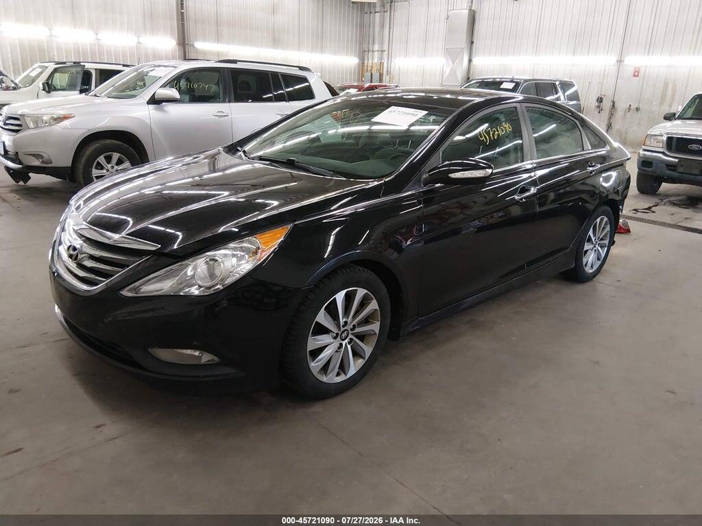 5NPEC4AC9EH843072 2014 HYUNDAI SONATA photo no. 2