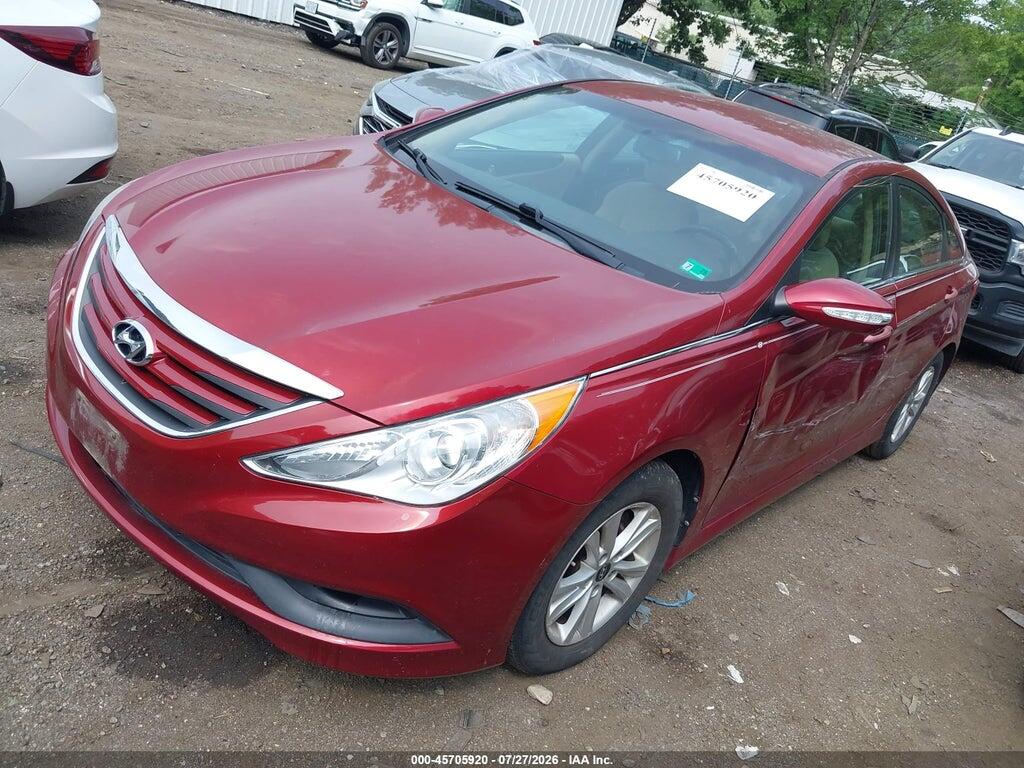 5NPEB4AC0EH890557 2014 HYUNDAI SONATA photo no. 2