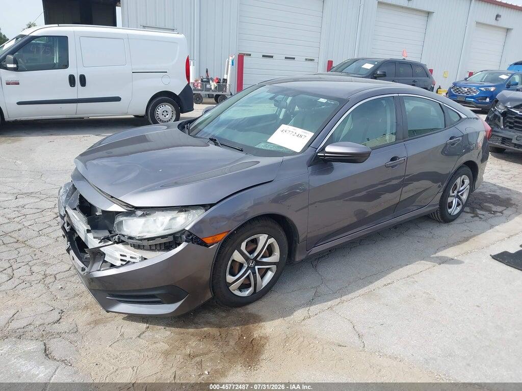 19XFC2F56GE086030 2016 HONDA CIVIC photo no. 2